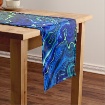 Eleganter, blau-grüner Ästhetik inspiriert Geode