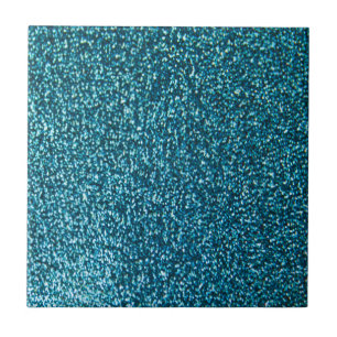 Eleganter blauer Glitter Fliese