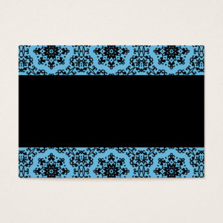 Eleganter Blauer und schwarzer Damast