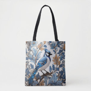 Eleganter Blauhäher William Morris Inspiriert