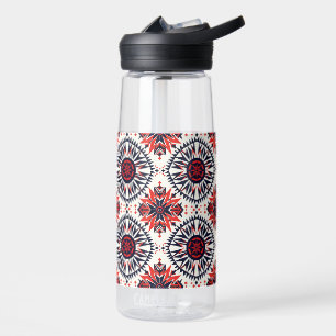 Eleganter Blue "Cosmic Interlock" Hydratationskolb Trinkflasche