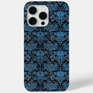Eleganter Blue Damask - Vintages Barock Case-Mate iPhone Hülle