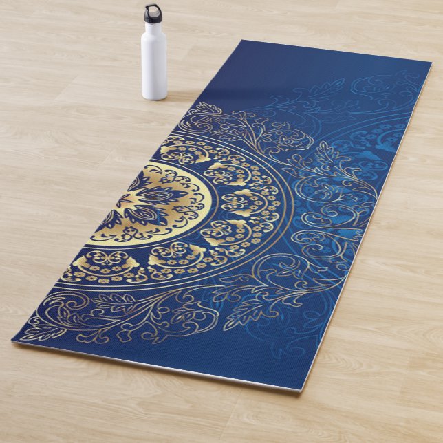 Eleganter Blue Mandala Muster Yoga Mat! Yogamatte (Beispiel)