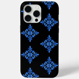 Eleganter Blue Watercolor Portugiesischer Mutterta Case-Mate iPhone Hülle