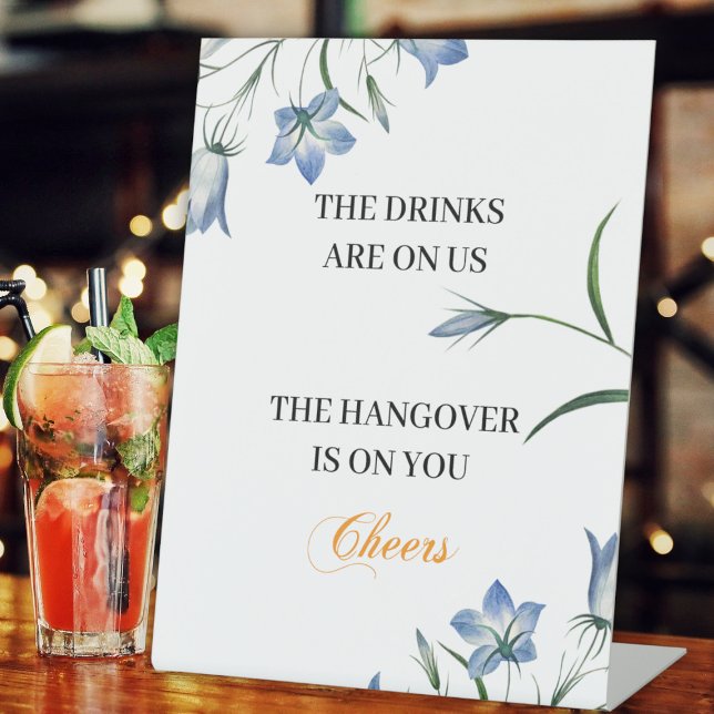 Eleganter Blumenempfang Sockelschild (Von Creator hochgeladen)