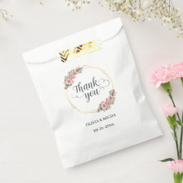 Eleganter Blumenkranz Dankeschön Gastgeschenk Hoch Geschenktütchen