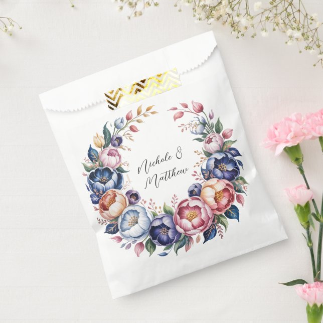 Eleganter Blumenkranz für Hochzeiten Geschenktütchen (Versiegelt)