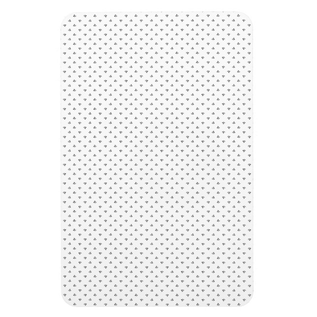 Eleganter Blumenmagnet | Minimalistisches Wohndesi Magnet (Vertikal)