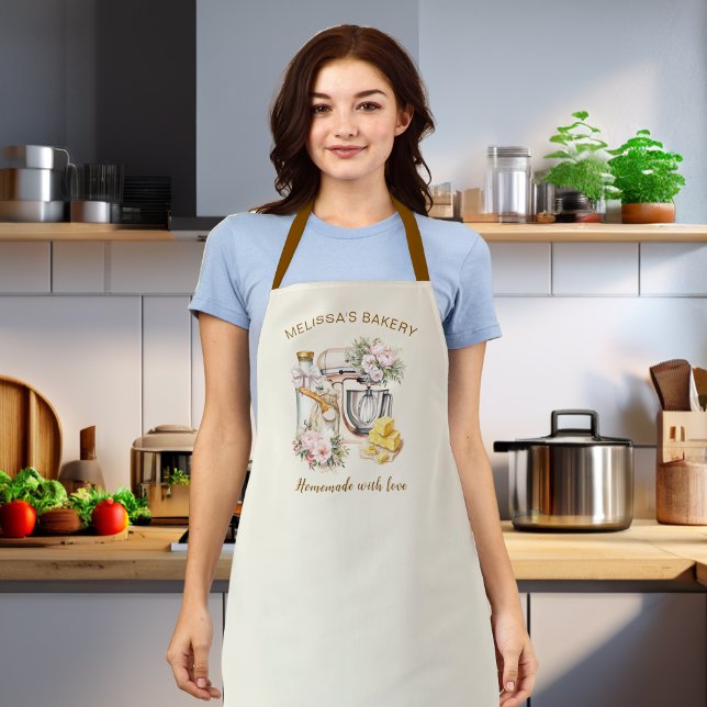 Eleganter Blumenmischer Backwaren & Kochen Zutaten Schürze (Von Creator hochgeladen)