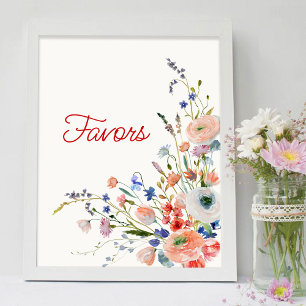 Eleganter Blumenposter für Geschenke Poster