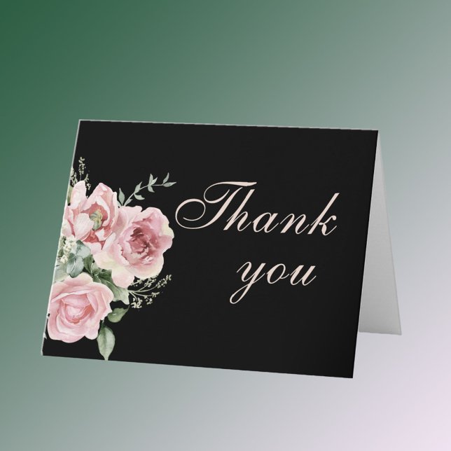 Eleganter Blumenstrauß zu jedem Geburtstag Dankeskarte (Von Creator hochgeladen)