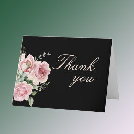 Eleganter Blumenstrauß zu jedem Geburtstag Dankeskarte