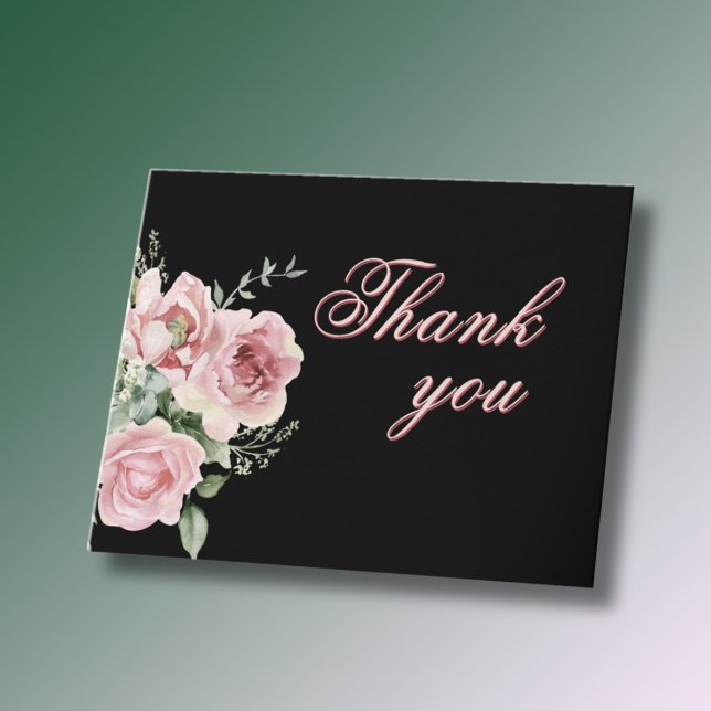 Eleganter Blumenstrauß zu jedem Geburtstag Dankeskarte (Von Creator hochgeladen)