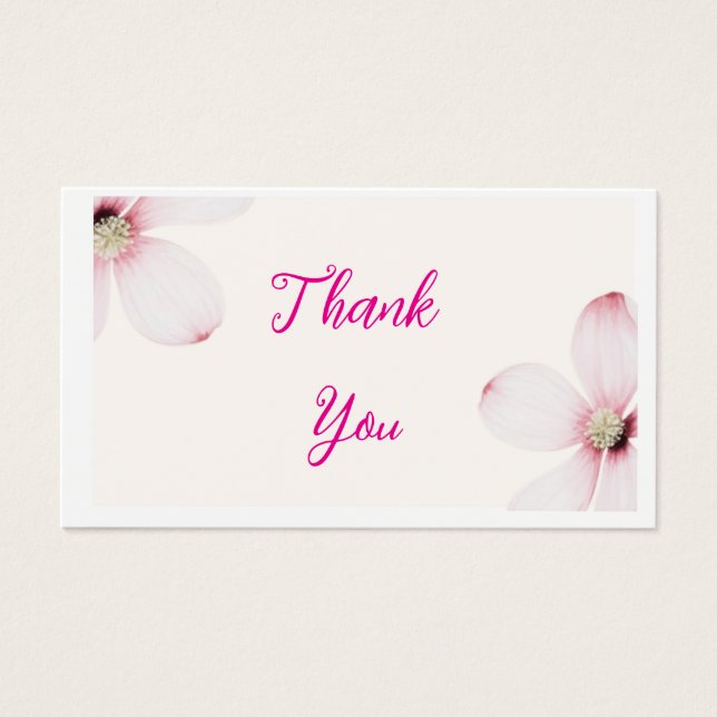 Eleganter Blumenzettel (Vorderseite)