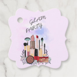 Eleganter Blush Girly Pink Makeup Artist Glamour Geschenkanhänger