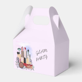 Eleganter Blush Girly Pink Makeup Artist Glamour Geschenkschachtel