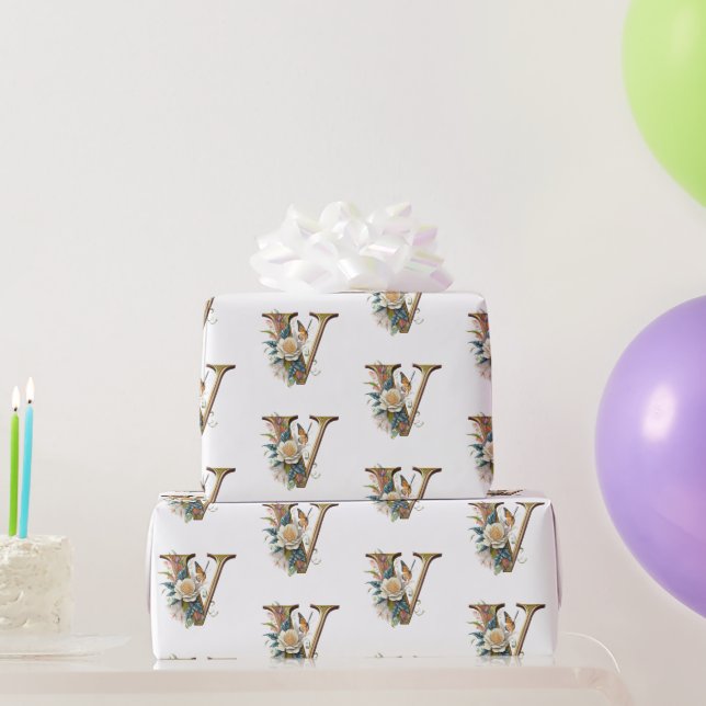 Eleganter böhmischer Blumenbrief V Geschenkpapier (Partygeschenke)