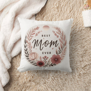 Eleganter Boho-Beste-Mutter-aller-Zeiten-Aufkleber Kissen
