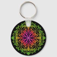 Eleganter botanischer Boho farbenfroher Mandala