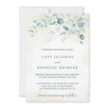 Eleganter botanischer Garten Eukalyptus Wedding