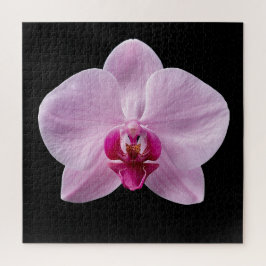 Eleganter Botanischer Orchideen-Kollektionsposter Puzzle