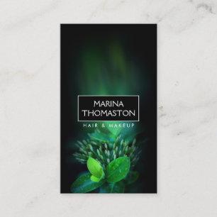 Eleganter botanischer Salon, Beauty Business Card Visitenkarte