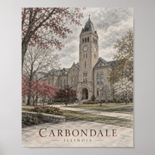 Eleganter Botanischer Wandkunstposter - Moderne Na Poster