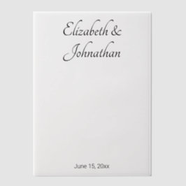 Eleganter Bräutigam mit weißen und schwarzen Skrip