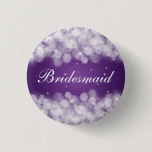 Eleganter Brautjungfern-Bevorzugungs-Party-Schein Button
