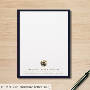 Eleganter Briefkopf für Unternehmen mit benutzerde