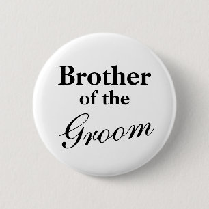 Eleganter Bruder der Bräutigamknöpfe Button