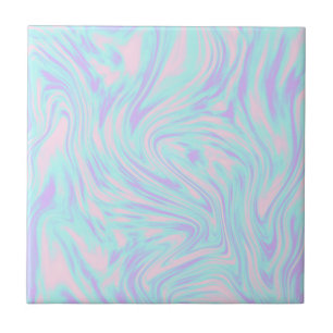 eleganter bunter rosa blauer lila weißer Marmor Fliese