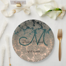 Eleganter Champagner und Aquamarines Hochzeitstil