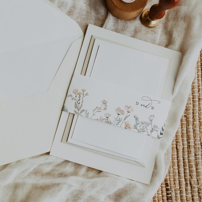 Eleganter Charm Garden Wedding Invitation Bly Band (Von Creator hochgeladen)