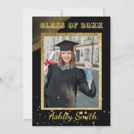 Eleganter Chic Abschluss Einladung