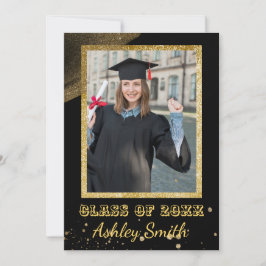 Eleganter Chic Abschluss Einladung