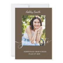 Eleganter Chic Abschluss Einladung