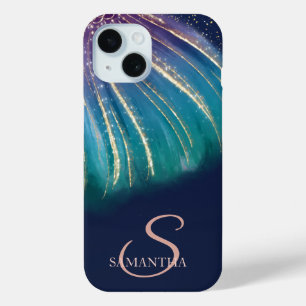 Eleganter Chic Abstract, Marineblau Case-Mate iPhone Hülle