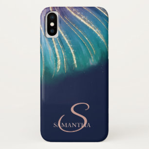 Eleganter Chic Abstrakter, Marineblau Case-Mate iPhone Hülle