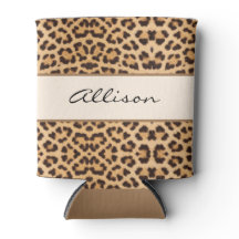 Eleganter Chic Leopard Print Personalisiert