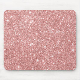 Eleganter Chic-LuxusImitat-Glitzer-Rosen-Gold Mousepad