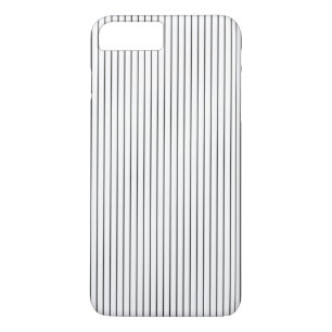 Eleganter Chic Schwarz-weiß gestreift Case-Mate iPhone Hülle
