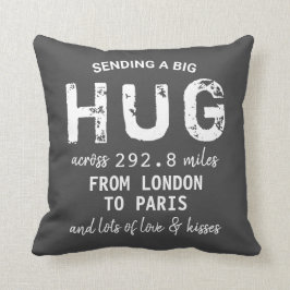 Eleganter Chic "Sending a big Hug" benutzerdefinie Kissen