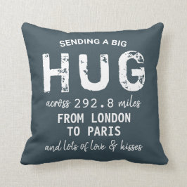Eleganter Chic "Sending a big Hug" benutzerdefinie Kissen