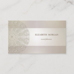 Eleganter Chic Sophisticated, Spitze Visitenkarte