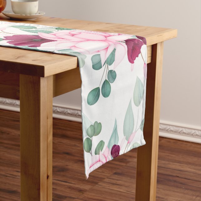 Eleganter Chic Spring Floral Großer Tischläufer (Beispiel)