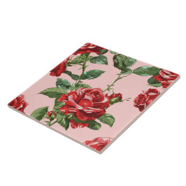 Eleganter Chic Stilvoll Girly Blume Rose Trendy Fliese