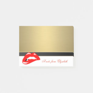 Eleganter Chic Stilvoll Weiblich, Falsches Gold, Post-it Klebezettel