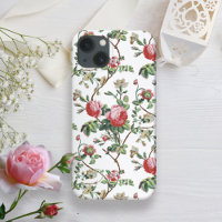 Eleganter Chic Vintag Pink Rose Floral