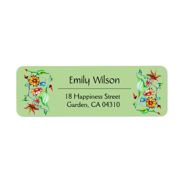 Eleganter Chic Whimsical Verzauberung Exotic Flora (Vorne)